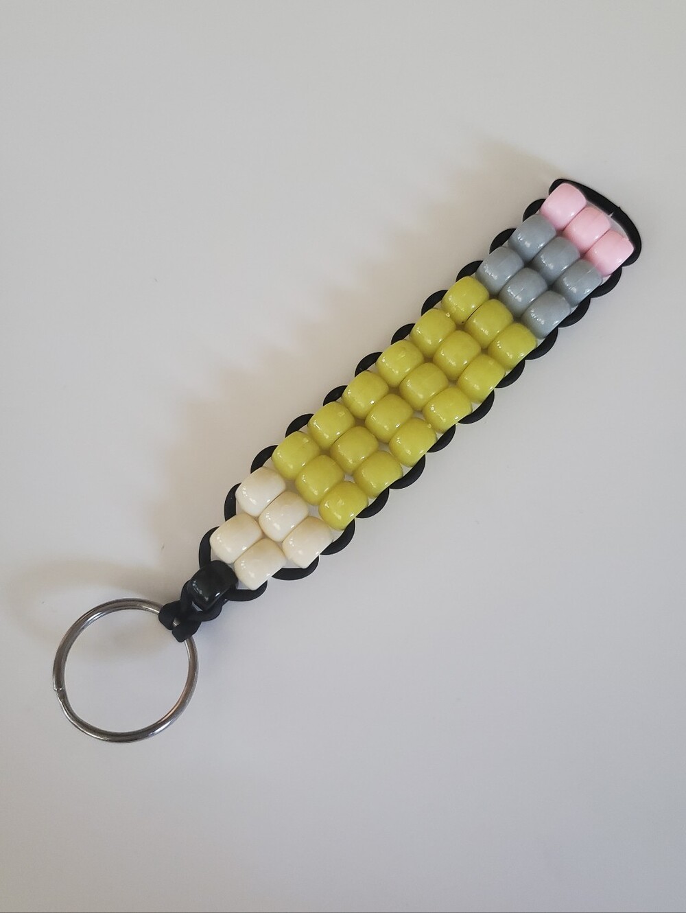 Handmade Beaded Pencil Keychain/Bag Charm Teacher Back To School